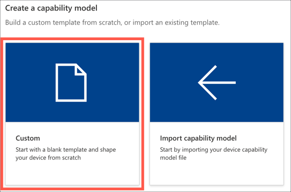 The capability model selector