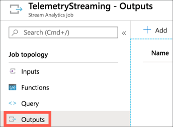 Stream analytics outputs